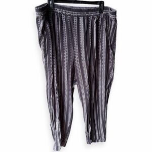 Jessica Simpson Women's XL Boho Harem Pants Elastic Waist With Pockets